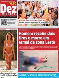 Capa do jornal Dez Minutos 18/11/2023