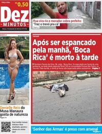 Capa do jornal Dez Minutos 19/12/2023