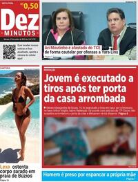 Capa do jornal Dez Minutos 27/10/2023