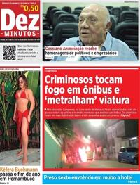 Capa do jornal Dez Minutos 30/12/2023