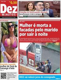 Capa do jornal Dez Minutos 28/05/2024