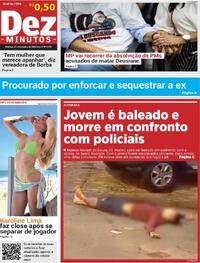 Capa do jornal Dez Minutos 01/10/2025