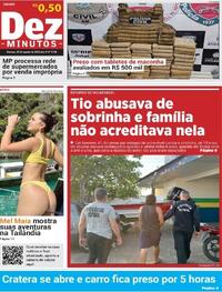 Capa do jornal Dez Minutos 02/08/2025