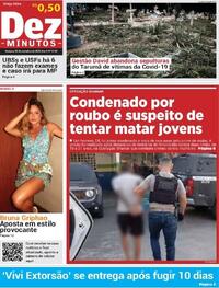Capa do jornal Dez Minutos 02/09/2025