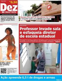 Capa do jornal Dez Minutos 03/06/2025