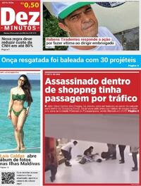 Capa do jornal Dez Minutos 03/10/2025