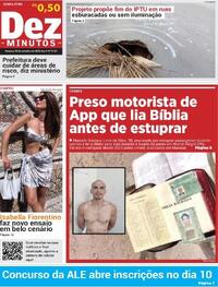 Capa do jornal Dez Minutos 04/09/2025