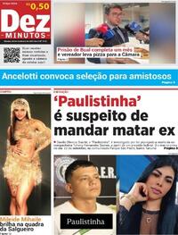Capa do jornal Dez Minutos 04/11/2025