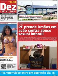 Capa do jornal Dez Minutos 05/06/2025