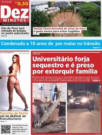 Capa do jornal Dez Minutos 05/09/2025