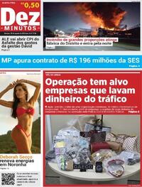 Capa do jornal Dez Minutos 06/08/2025