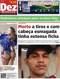 Capa do jornal Dez Minutos 06/12/2025