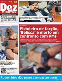 Capa do jornal Dez Minutos 07/10/2025