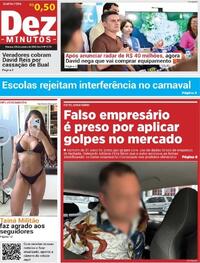 Capa do jornal Dez Minutos 08/10/2025