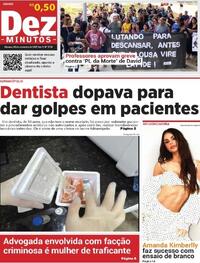 Capa do jornal Dez Minutos 08/11/2025