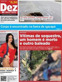 Capa do jornal Dez Minutos 09/07/2025