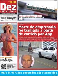 Capa do jornal Dez Minutos 09/08/2025