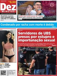 Capa do jornal Dez Minutos 10/09/2025
