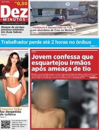 Capa do jornal Dez Minutos 10/10/2025