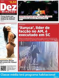 Capa do jornal Dez Minutos 11/10/2025