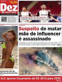 Capa do jornal Dez Minutos 11/12/2025
