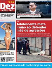 Capa do jornal Dez Minutos 12/06/2025