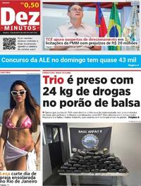 Capa do jornal Dez Minutos 13/12/2025