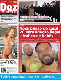 Capa do jornal Dez Minutos 15/07/2025