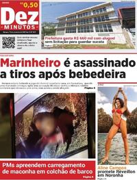 Capa do jornal Dez Minutos 15/11/2025