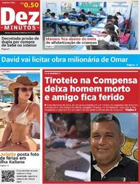 Capa do jornal Dez Minutos 16/07/2025