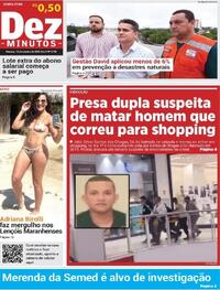 Capa do jornal Dez Minutos 16/10/2025