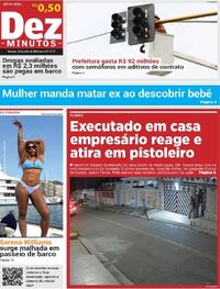 Capa do jornal Dez Minutos 18/07/2025