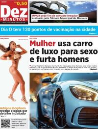 Capa do jornal Dez Minutos 18/10/2025