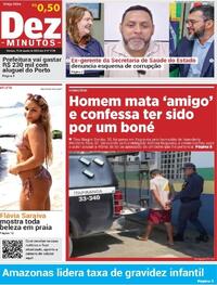 Capa do jornal Dez Minutos 19/08/2025