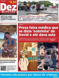 Capa do jornal Dez Minutos 20/05/2025