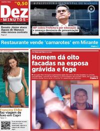 Capa do jornal Dez Minutos 20/08/2025