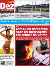 Capa do jornal Dez Minutos 20/09/2025