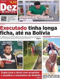 Capa do jornal Dez Minutos 20/11/2025