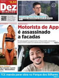 Capa do jornal Dez Minutos 21/10/2025
