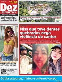 Capa do jornal Dez Minutos 22/05/2025
