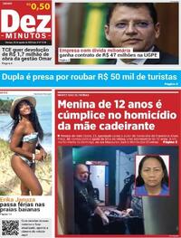 Capa do jornal Dez Minutos 23/08/2025