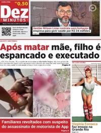 Capa do jornal Dez Minutos 23/10/2025