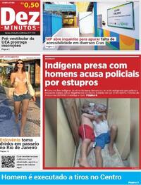 Capa do jornal Dez Minutos 24/07/2025