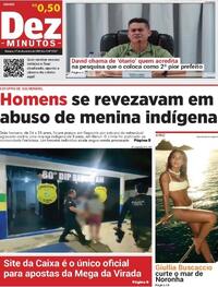 Capa do jornal Dez Minutos 27/12/2025