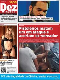 Capa do jornal Dez Minutos 28/08/2025