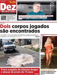 Capa do jornal Dez Minutos 28/10/2025
