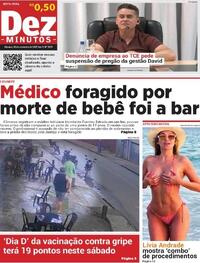 Capa do jornal Dez Minutos 28/11/2025