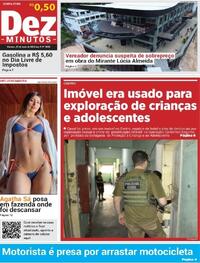 Capa do jornal Dez Minutos 29/05/2025