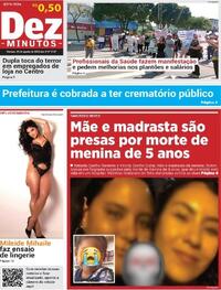 Capa do jornal Dez Minutos 29/08/2025