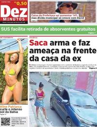 Capa do jornal Dez Minutos 29/10/2025